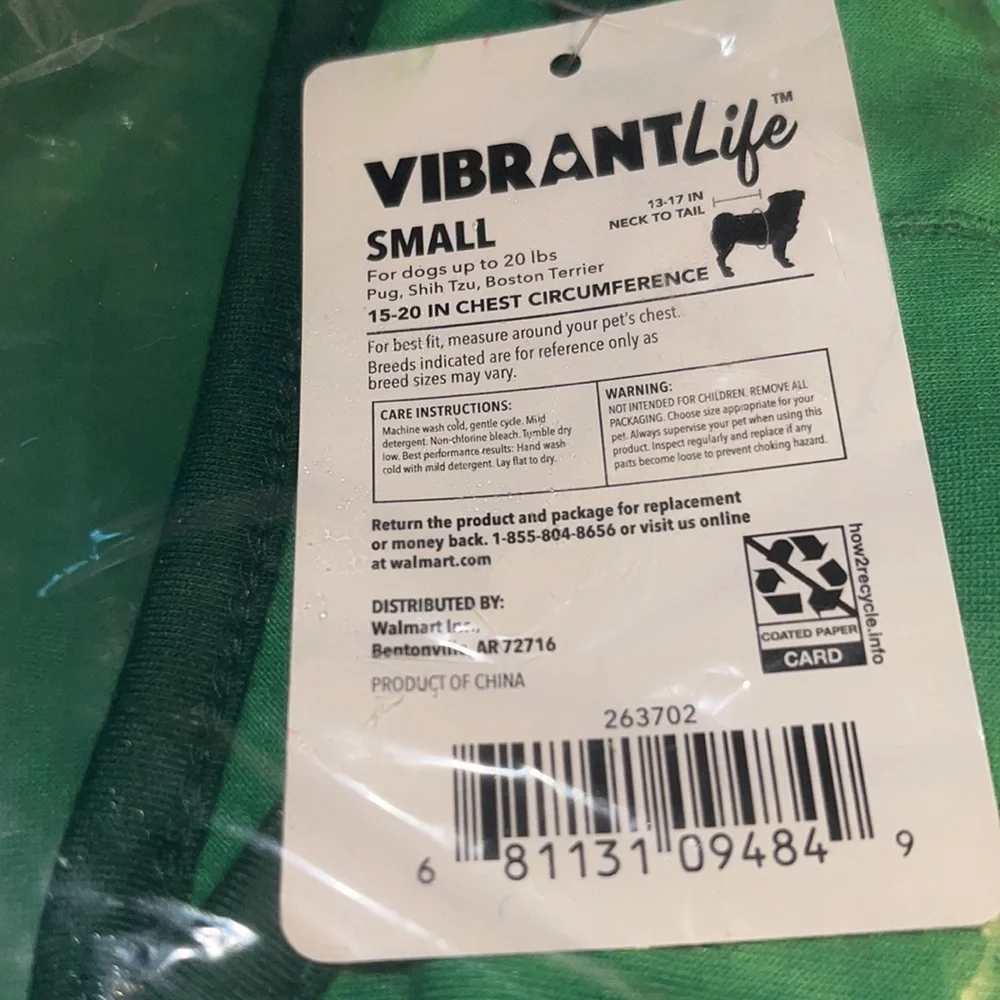 Vibrant Life "Aloha Ladies" Dog Tank Top, Small - Picture 9 of 9